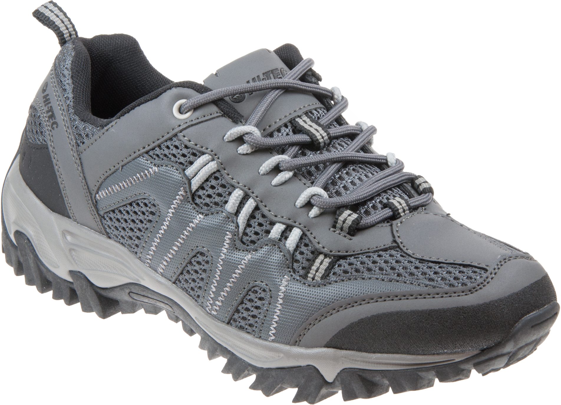 Hi Tec Jaguar Charcoal / Grey 000652405101 Trainers Humphries Shoes