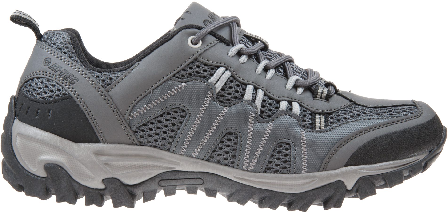 Hi Tec Jaguar Charcoal / Grey 0006524-051-01 - Trainers - Humphries Shoes