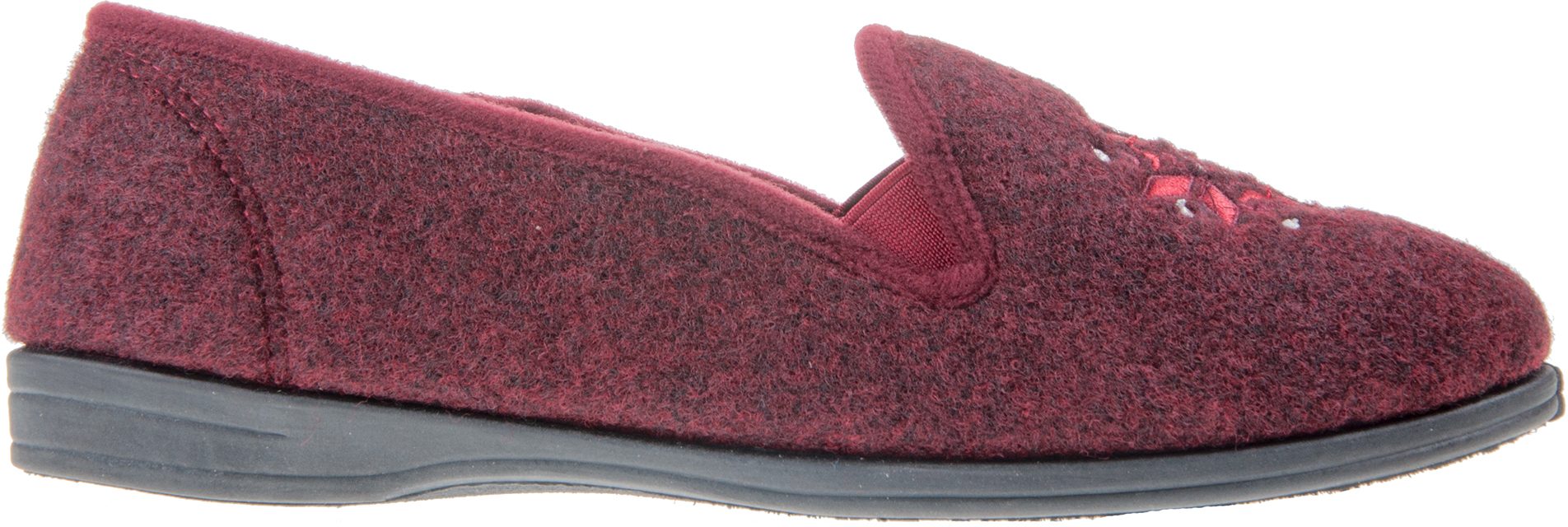 Clarks Marsha Rose Burgundy 26130701 - Full Slippers - Humphries Shoes