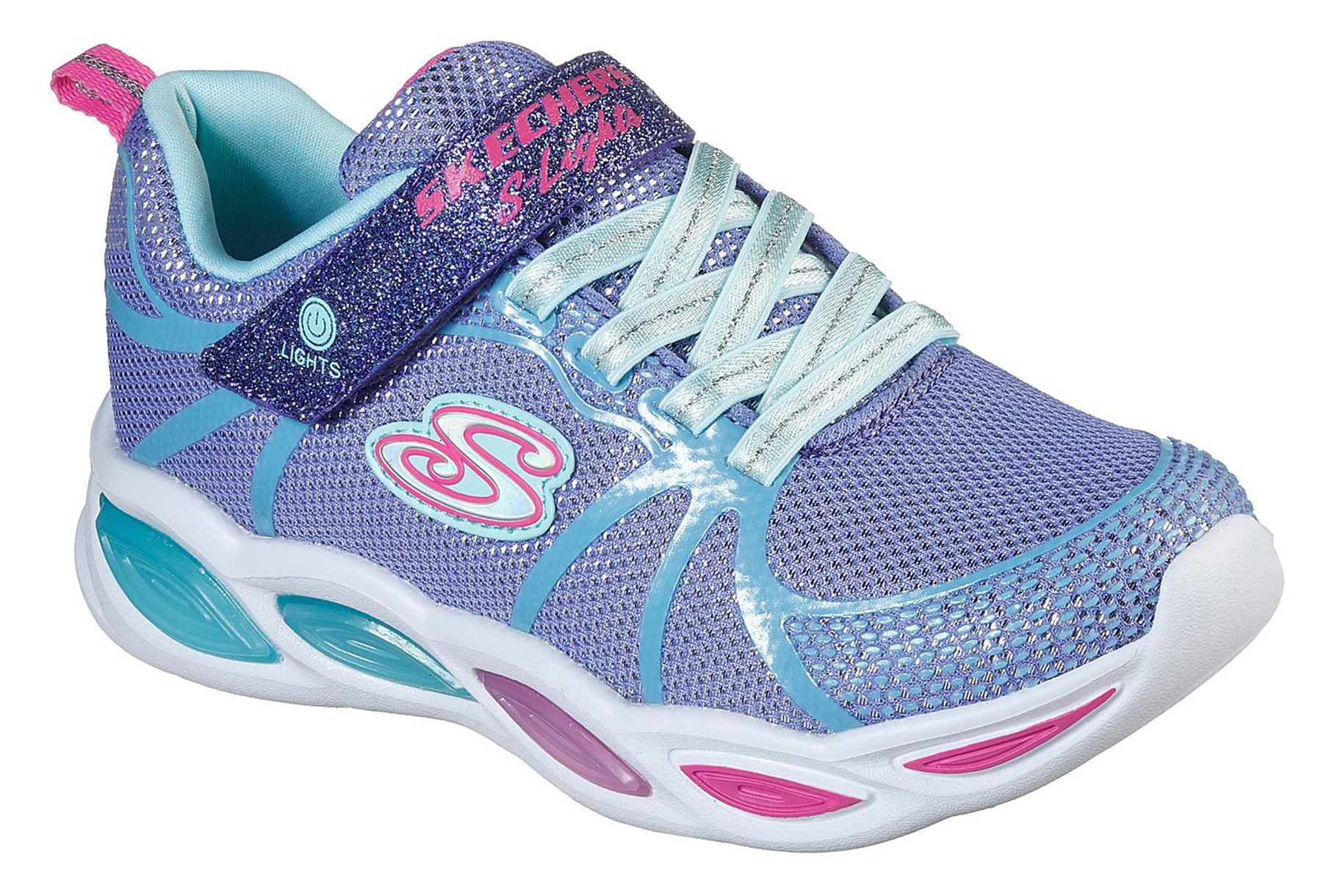 Skechers S Lights: Shimmer Beams - Sporty Glow Periwinkle / Multi ...