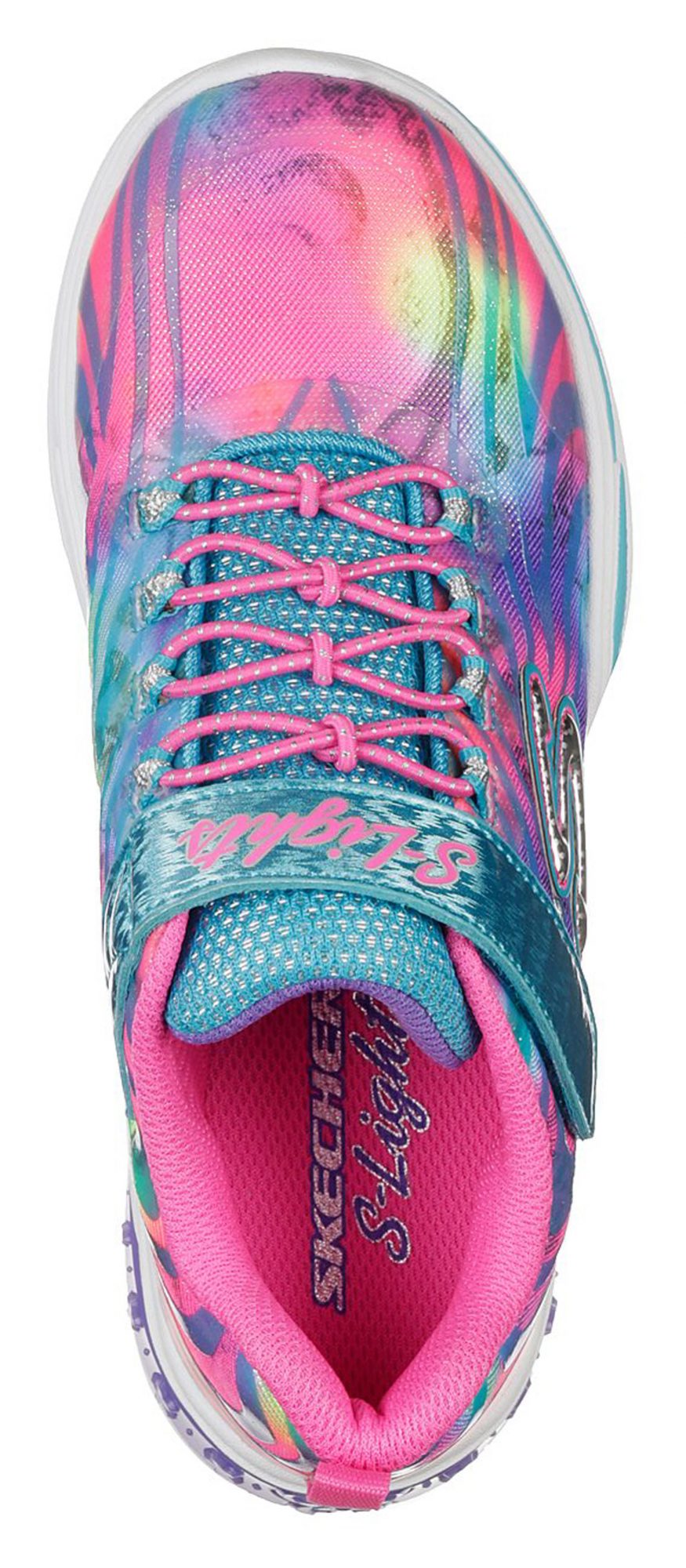 Skechers S Lights: Power Petals - Flowerspark Multi 20203L MLT - Girls ...