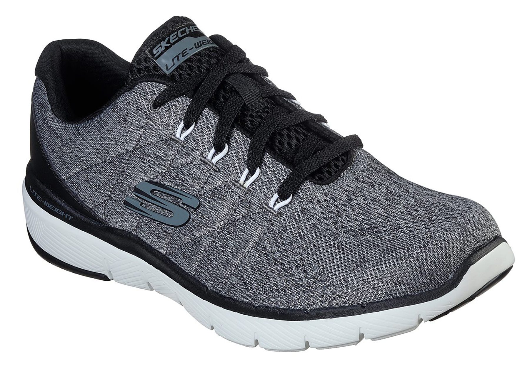 Skechers Flex Advantage 3.0 - Stally Charcoal / Black 52957 CCBK ...