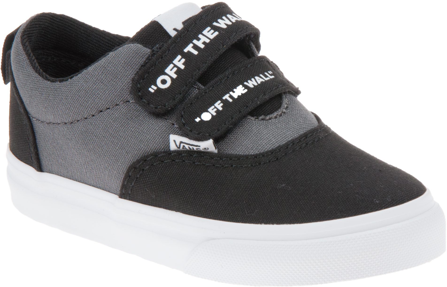 Vans Toddler Doheny Velcro Black / White / Grey VN0A4TZMLRN1 Boys