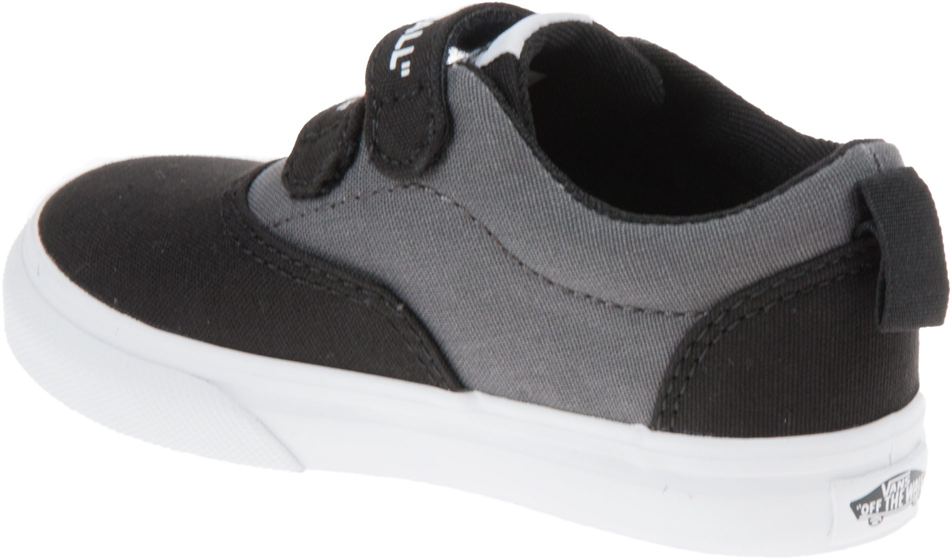 Vans Toddler Doheny Velcro Black / White / Grey VN0A4TZMLRN1 Boys