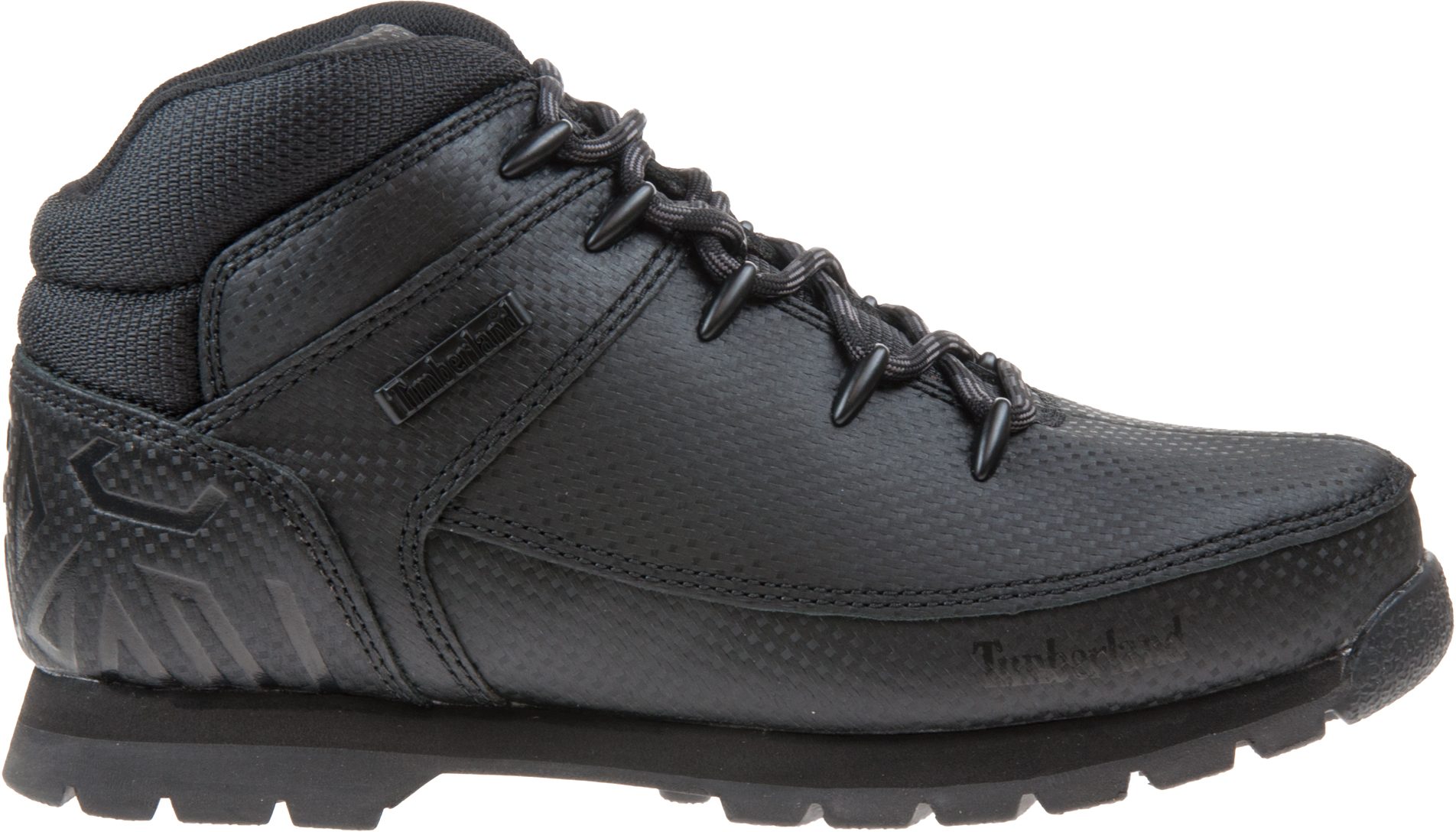 Timberland Euro Sprint Hiker Junior Black Tectuff A22BS 015 Boys Boots Humphries Shoes
