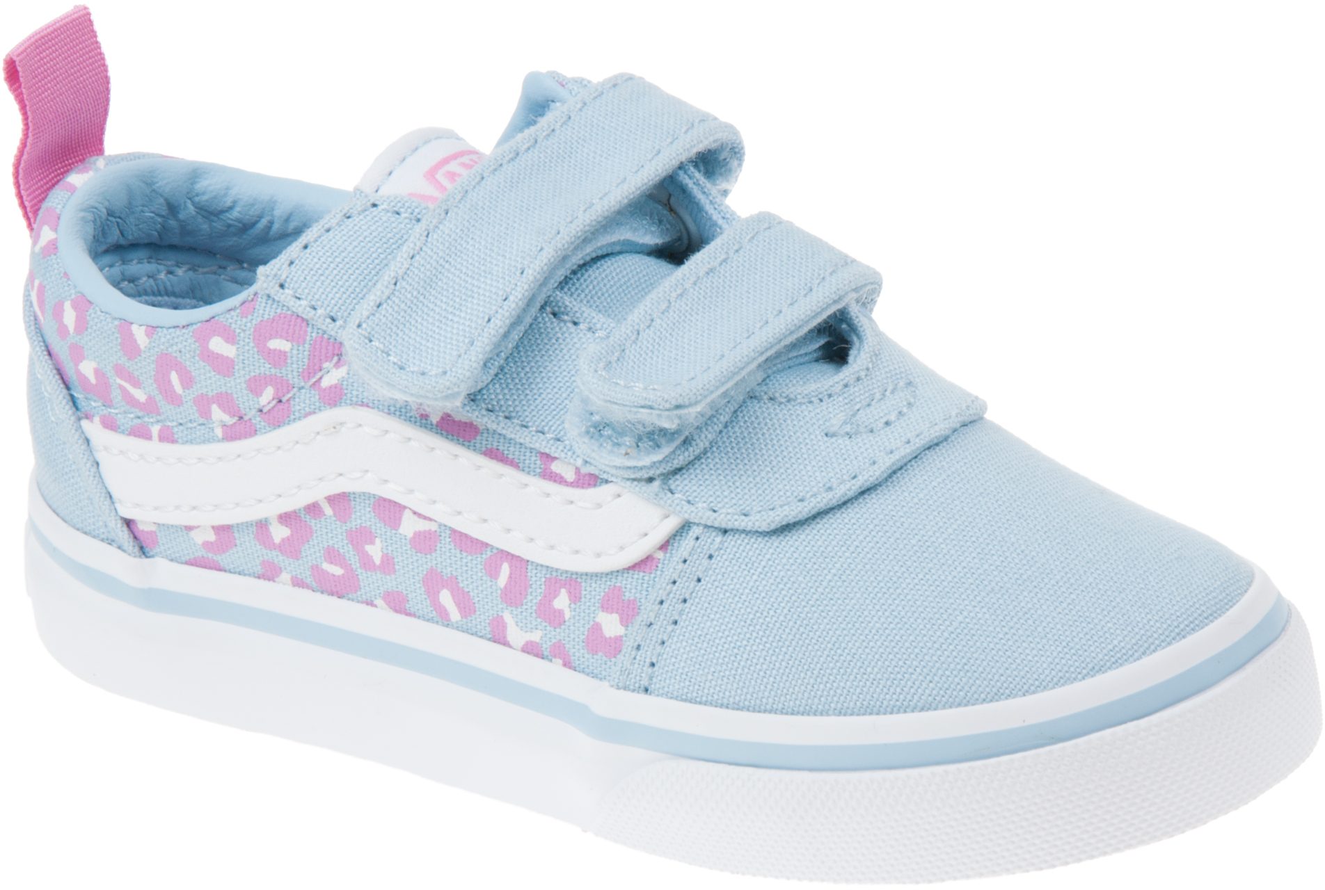 Vans Toddlers Ward Velcro Cheetah Dream Blue VN0A4BTFWG11 Girls Shoes