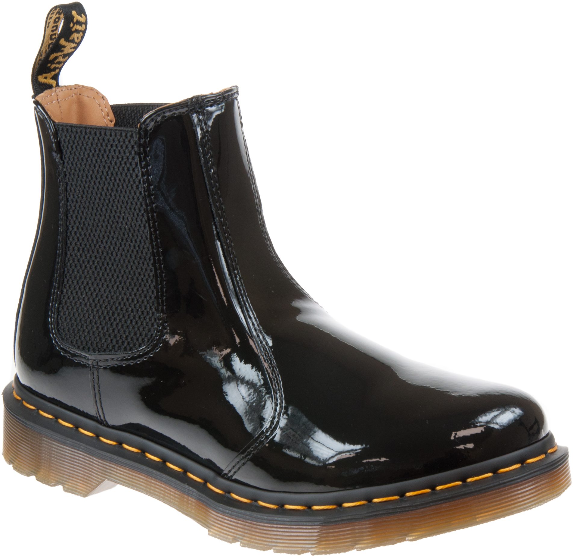 Dr. Martens 2976 Chelsea Boot Black Patent Lamper 25278001 - Ankle Boots -  Humphries Shoes