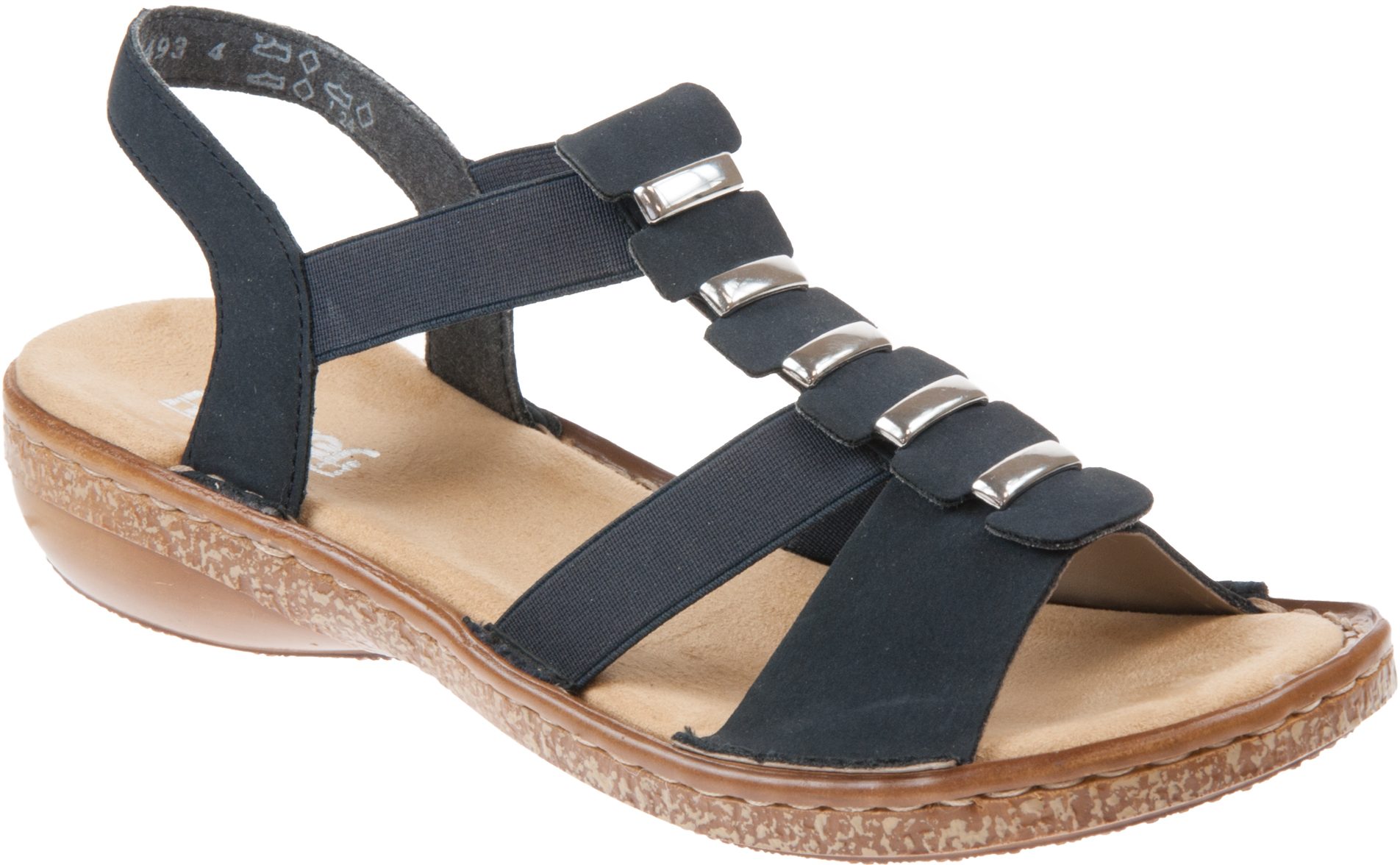 Rieker Sasha Navy 62850-14 - Full Sandals - Humphries Shoes