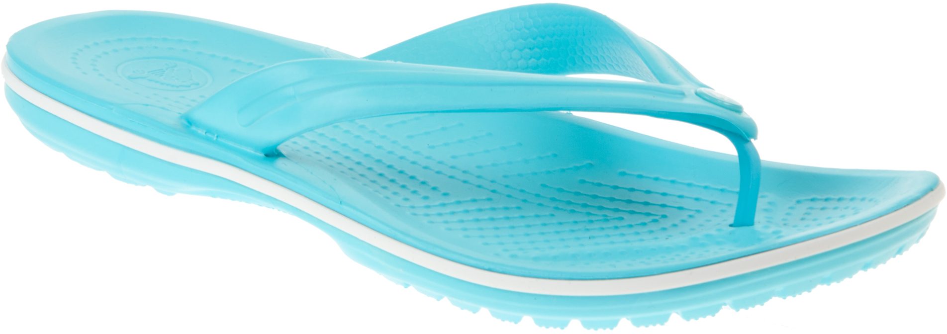 Crocs Crocband Flip Pool / White 11033-4dy - Toe Post Sandals ...