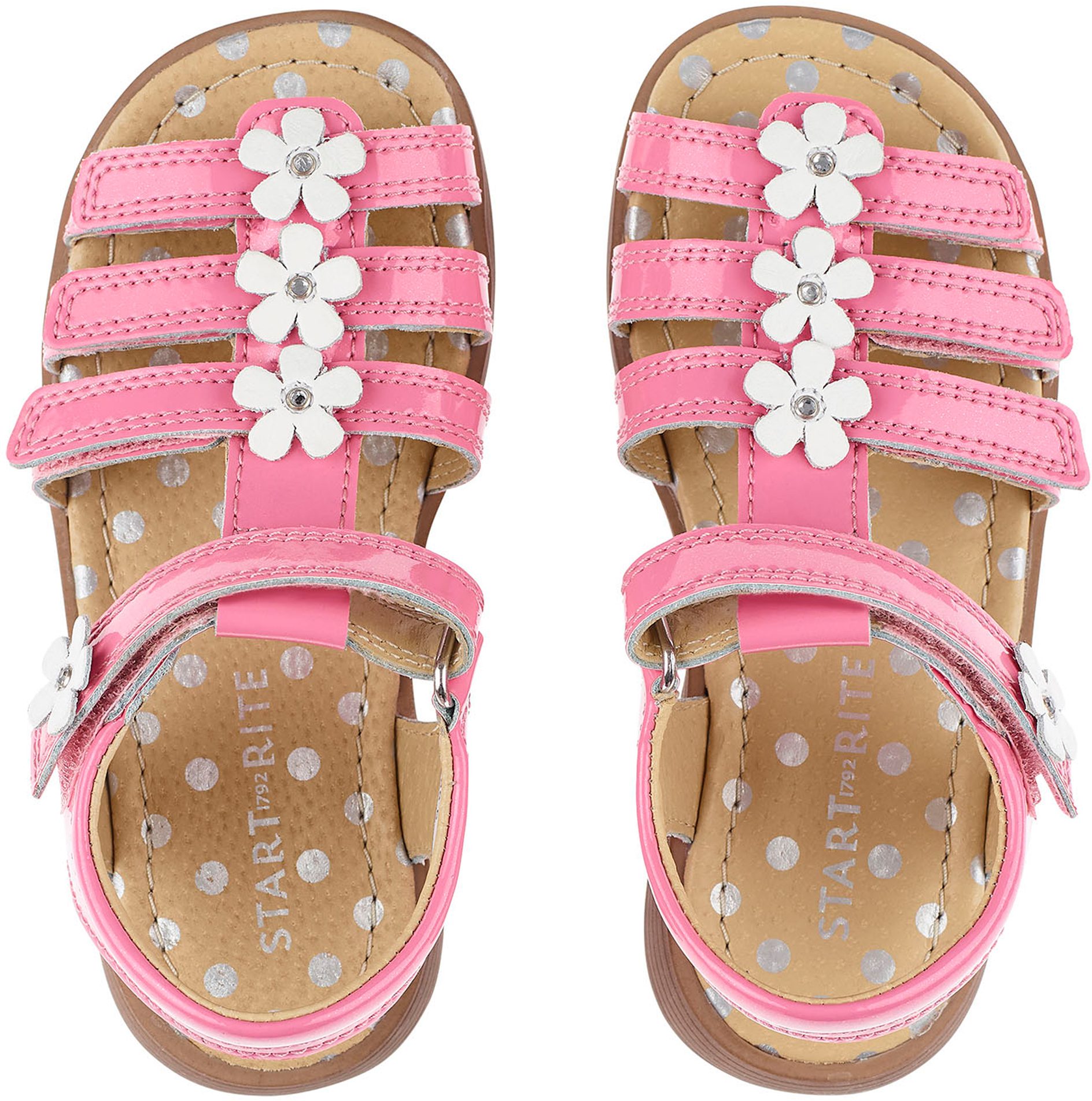 Start-Rite Picnic Bright Pink Glitter 5188_6 - Girls Sandals ...