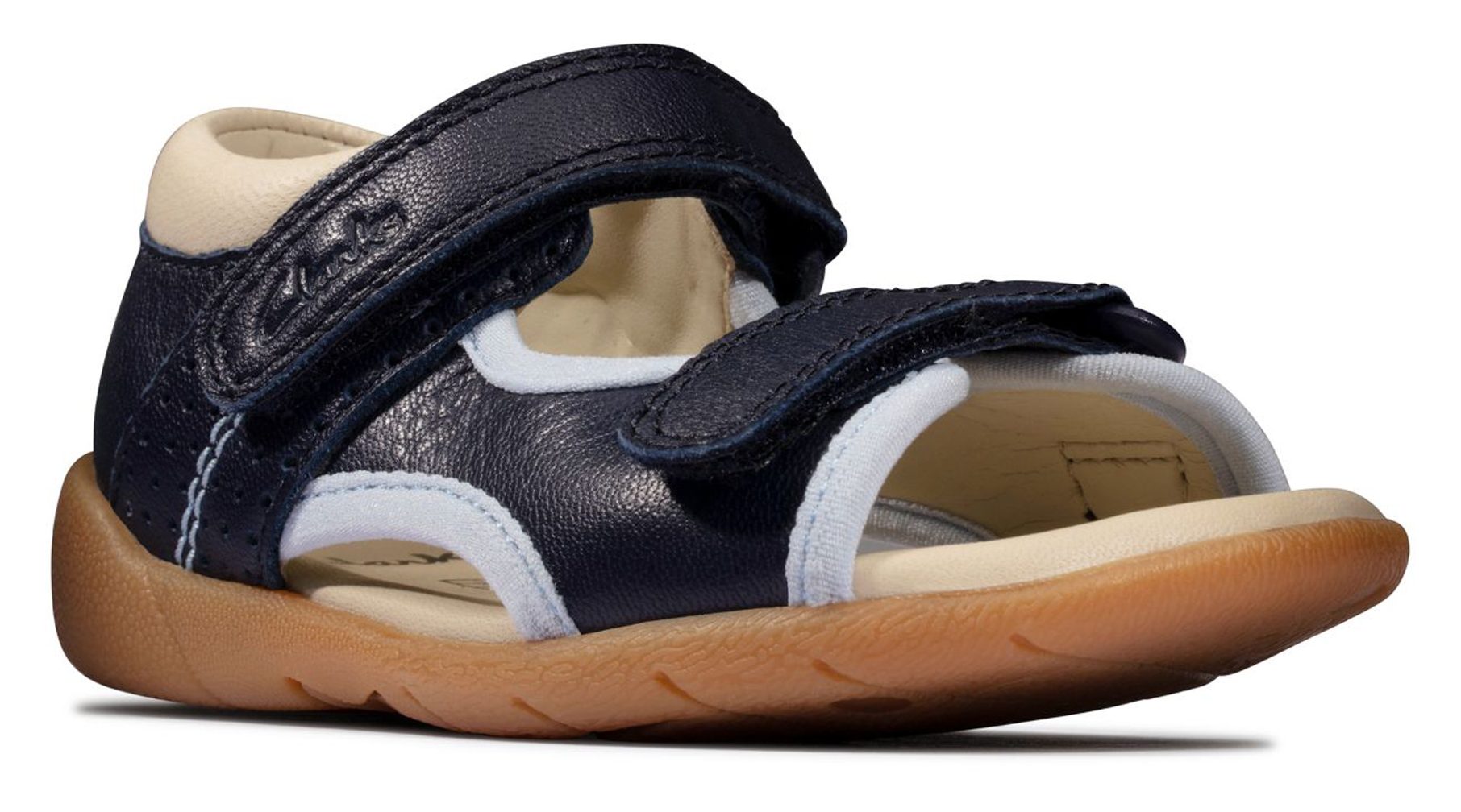 Clarks Zora Spirit Toddler Navy Leather 26149059 Boys