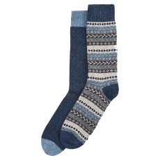 Fair Isle Socks Twin Pack