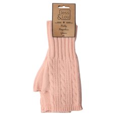 Cosy Cable Knit Fingerless Gloves