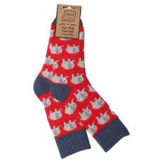 Elephants Ribbed Socks