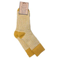 Herringbone Ribbed Socks
