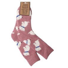 Westies Ribbed Socks