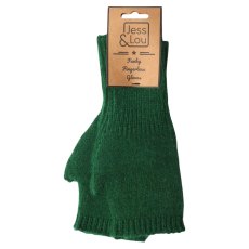 Cosy Plain Knit Fingerless Gloves