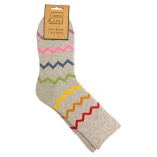 Zig-Zag Cosy Socks Zig-Zag Cosy Socks
