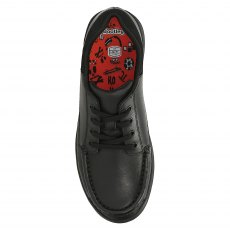 loxham pace youth black leather