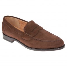 loake eton brown suede