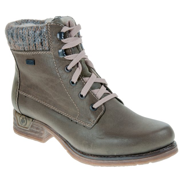 Stænke studie lineal Rieker Chloe Tex Olive 79602-54 - Ankle Boots - Humphries Shoes