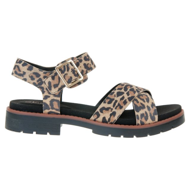 Clarks Orinoco Strap Leopard Print 26149614 - Full Sandals - Humphries ...