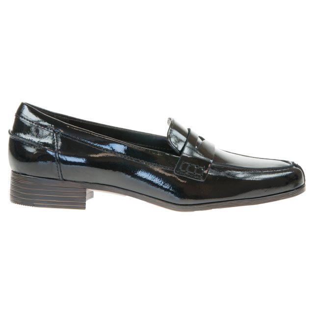 Clarks Hamble Loafer Black Patent 26147536 - Loafers & Moccasins ...