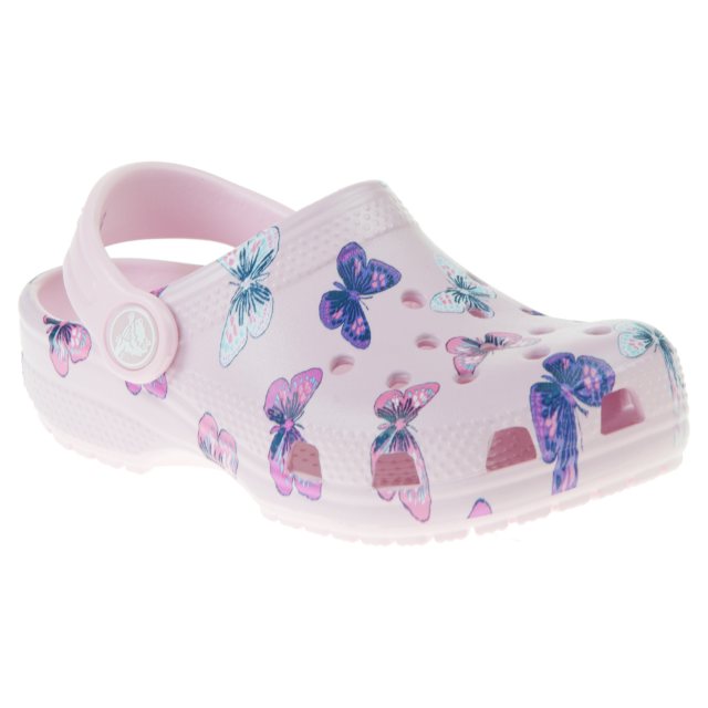 butterfly print crocs