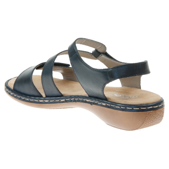 Rieker Clarino 7 Navy 659C7-15 - Full Sandals - Humphries Shoes