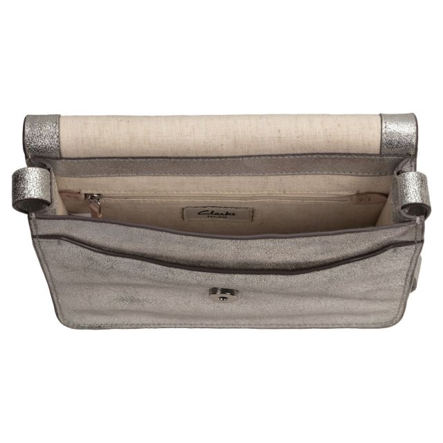 Clarks Treen River Silver 26148216 Cross Body Bags Humphries Shoes