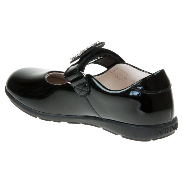 Lelli Kelly LK8253 Blossom 2 Girls School Shoes with Unicorns in Black G Fit 