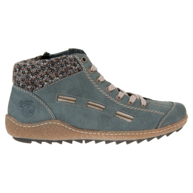 Rieker Liv Lace Blue L7543-14 - Ankle Boots - Humphries Shoes