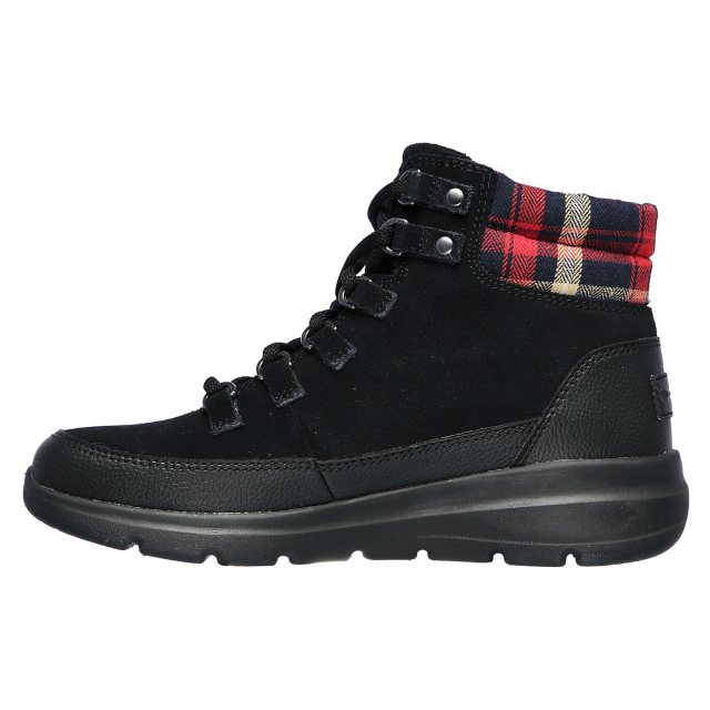Skechers On the GO Glacial Ultra Black 144152 BLK Ankle Boots Humphries Shoes