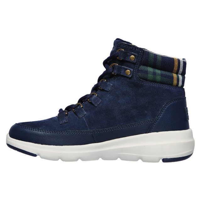 Skechers On the GO Glacial Ultra Navy 144152 NVY Ankle Boots