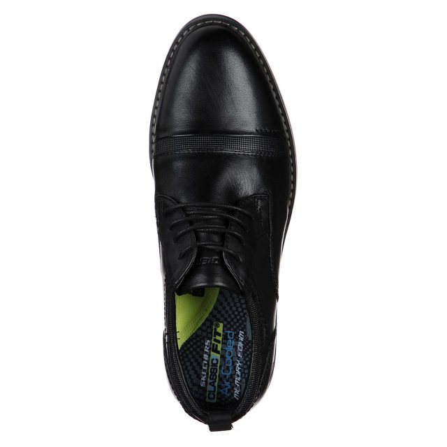 Skechers Bregman - Selone Black 66402 BLK - Formal Shoes 