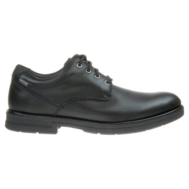 Clarks Banning Lo Gore-Tex Black Leather 26154591 - Formal Shoes ...
