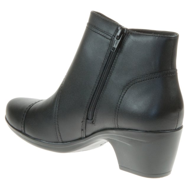 Clarks Emily Calle Black Leather 