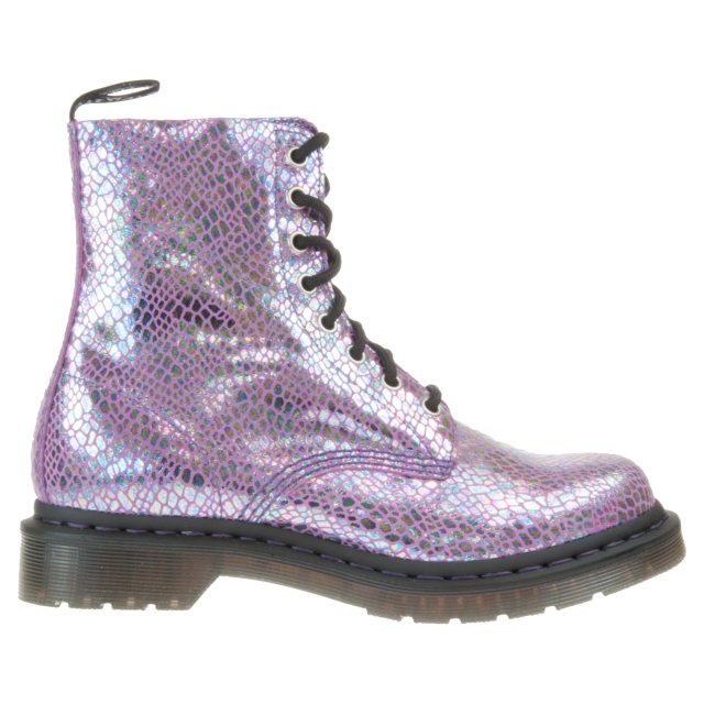 Martens 1460 Pascal Purple Snake Metallic 26077500 Ankle
