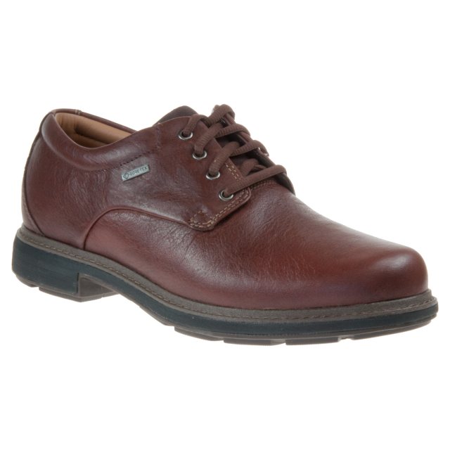 Clarks Un Tread Lo Gore-Tex 2 Dark Brown Leather 26155092 - Casual ...