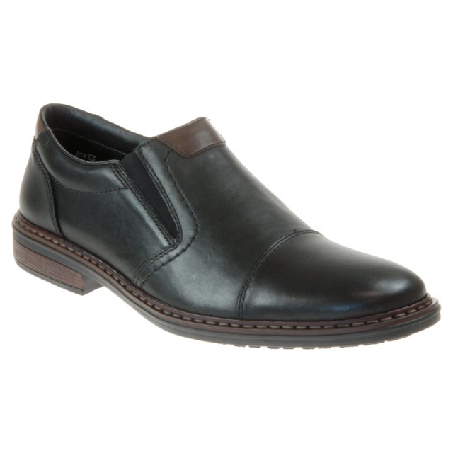 Rieker Dustin Slip Black 17659-00 - Casual Shoes - Humphries Shoes