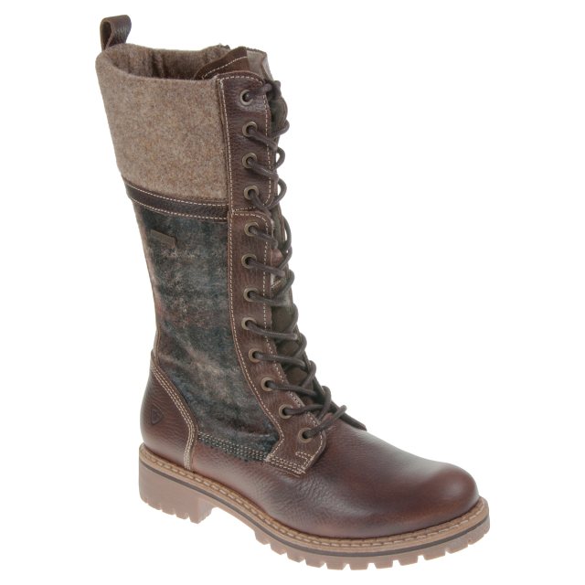 Tamaris Catser 31 Duo Tex Mocca 1 26431 29 303 Knee High Boots Humphries Shoes