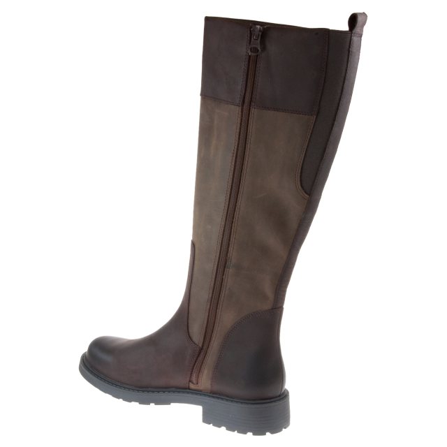 Clarks Orinoco 2 Hi Dark Brown Leather 