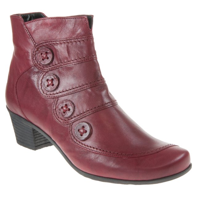 Gabor Georgie Dark Red 54.691.55 - Ankle Boots - Humphries Shoes