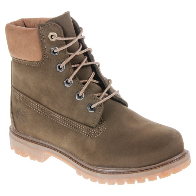 Olive timberlands womens on sale