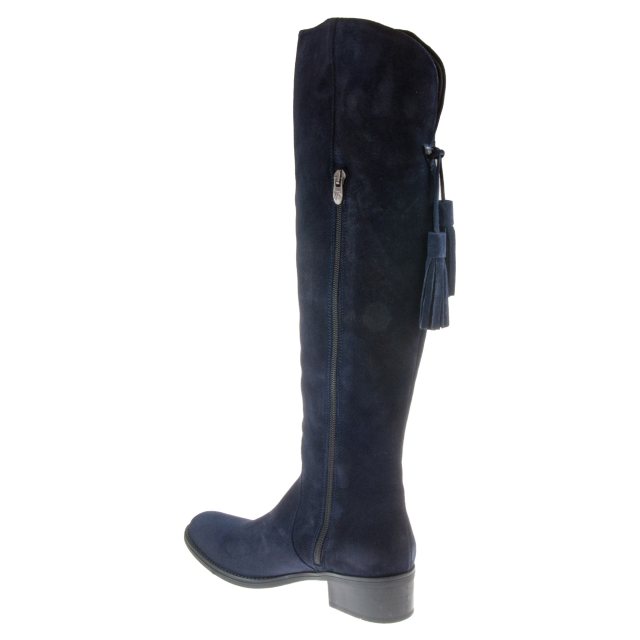Toni Pons Tripolli Navy Suede - Knee High Boots - Humphries Shoes
