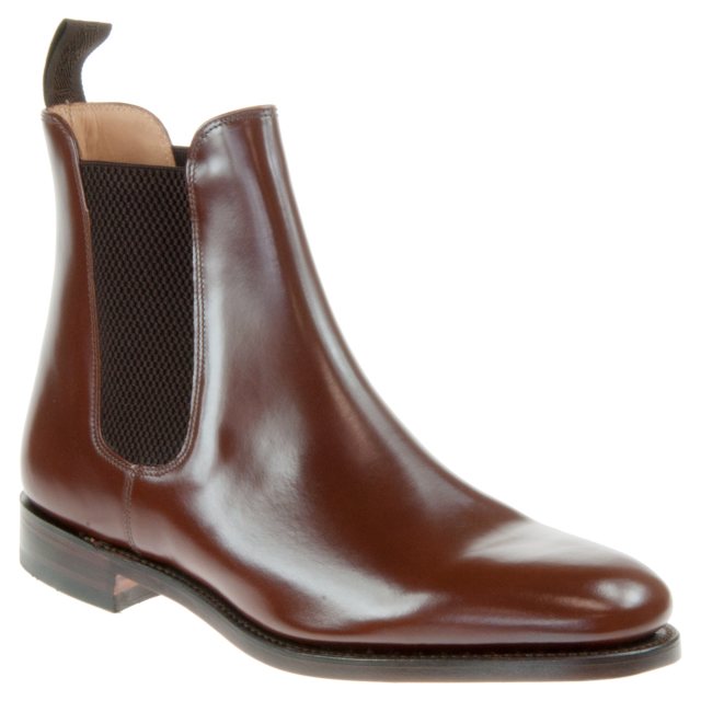 Loake 290 Brown Polished Leather 290T - Formal Boots - Humphries Shoes