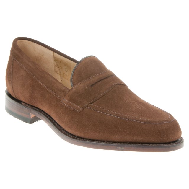 Loake Imperial Brown Suede - Formal Shoes - Humphries Shoes