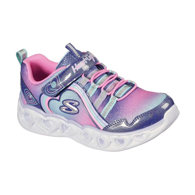 Skechers S Lights: Heart Lights - Rainbow Lux