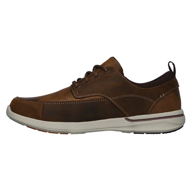 Skechers Relaxed Fit: Elent - Leven Chocolate Brown 65727 CDB - Casual ...