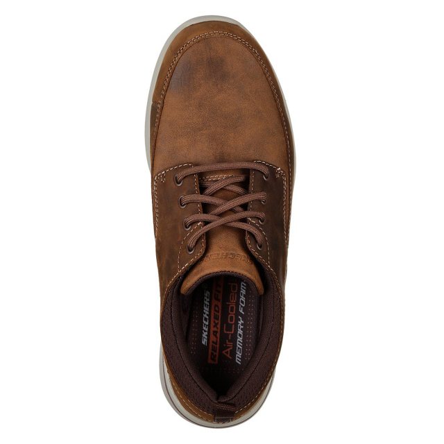 lb Activo crucero Skechers Relaxed Fit: Elent - Leven Chocolate Brown 65727 CDB - Casual  Shoes - Humphries Shoes